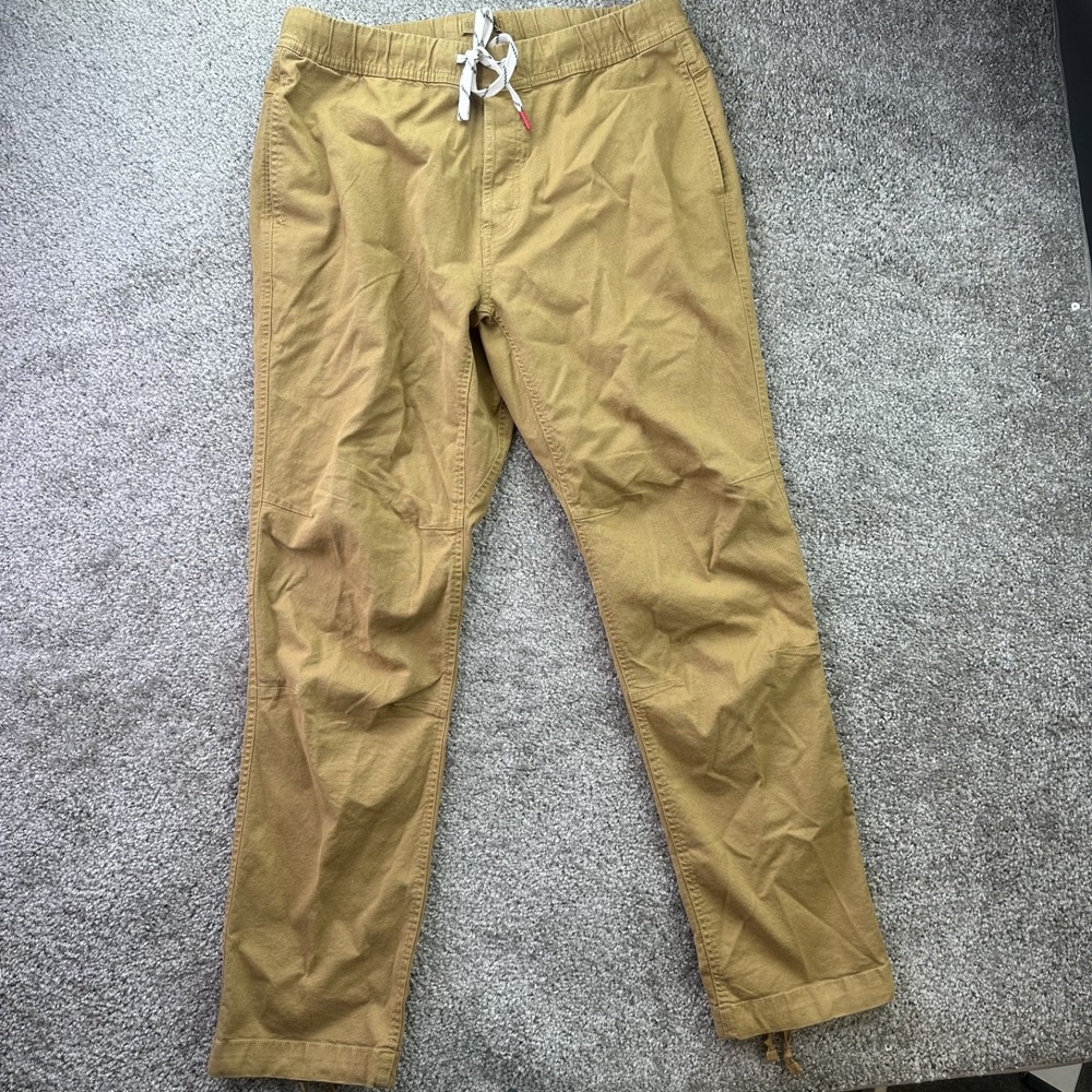 Topo Designs Men's XL Dirt Pants Classic Khaki Organic Cotton NEW - Picture 2 of 8